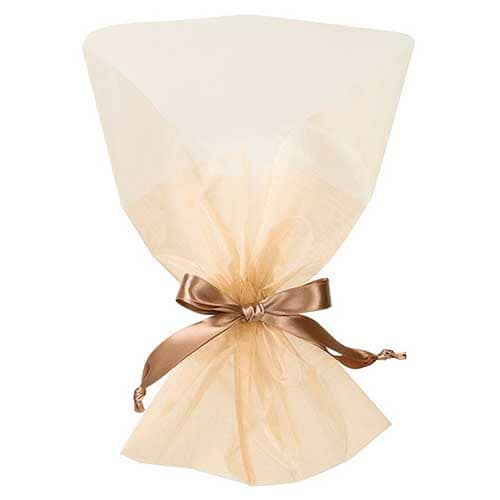 オーガンジーブーケバッグ S ゴールド 10枚入