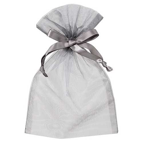 オーガンジーバッグ グレー M 10枚入×2