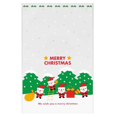 ミニサンタOPPギフトバッグ3 50枚入×3