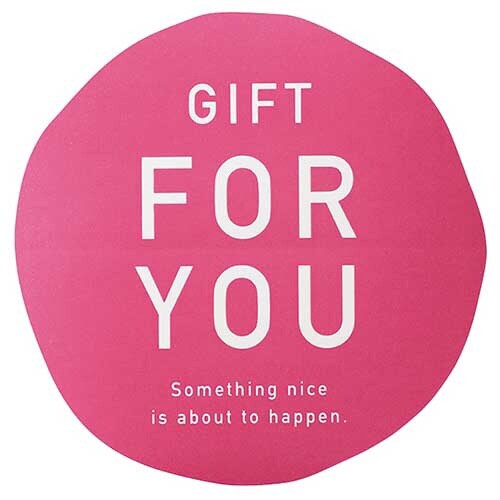 シンプルギフトシール 2 ピンク 30枚入×4