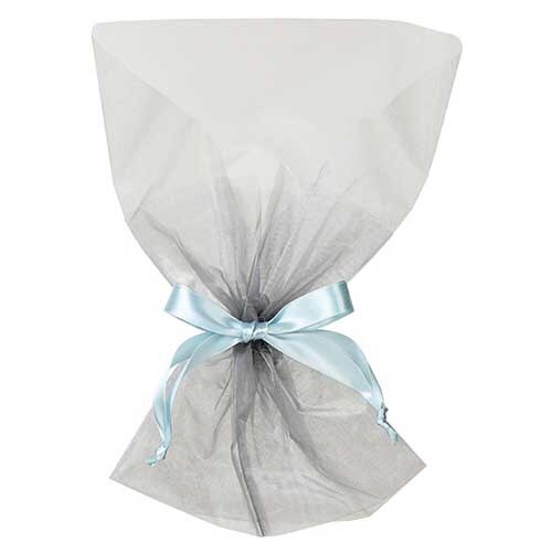 オーガンジーブーケバッグ S グレー 10枚入