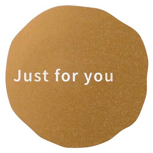 JFYギフトシール2マットゴールド 100枚入×6