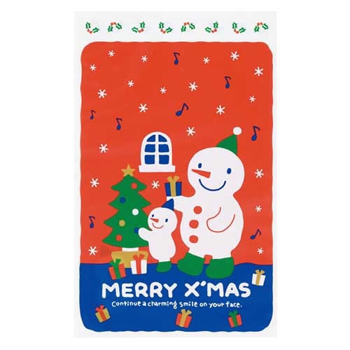 スノーマンプレゼントバッグ3 50枚入×2