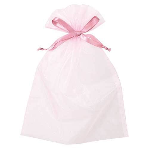 オーガンジーバッグ ピンク LL 10枚入×2