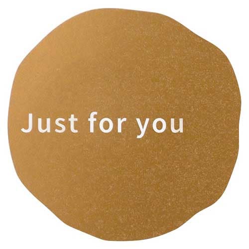 JFYギフトシール4マットゴールド 100枚入×8