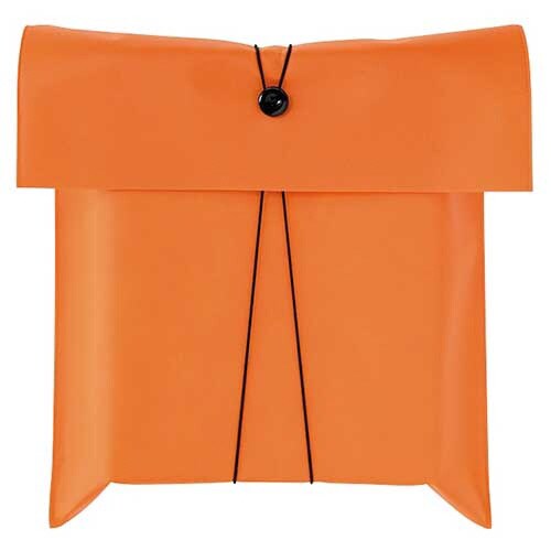 不織布パーツ付バッグ M オレンジ 10枚入×2