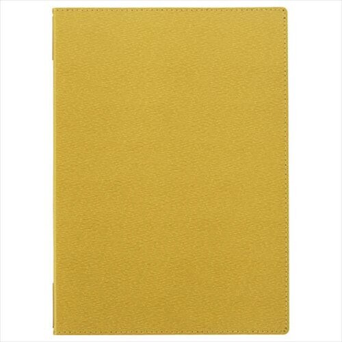 えいむ 高級ソフト合皮メニュー(A4) イエロー