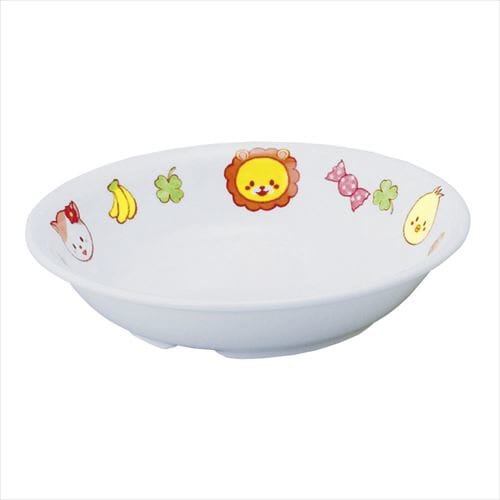 メラミンお子様食器 「みんなともだち。」深皿