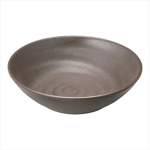 メラミンウェア 茶丸深皿 小 M11−568