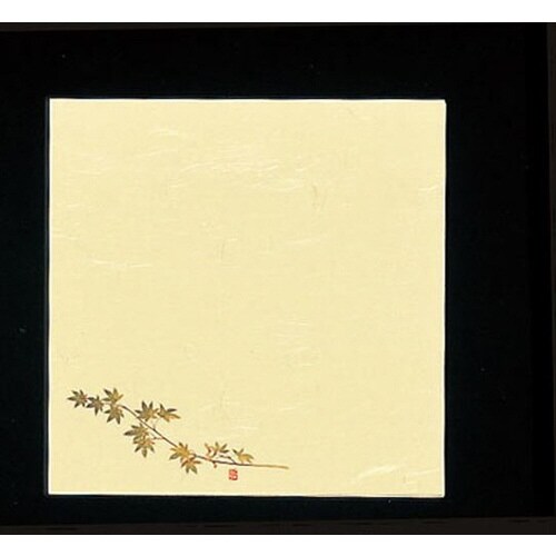 5寸懐紙 四季の花(100枚入)   緑もみじ
