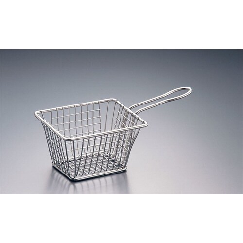 AM ステンレス ミニフライバスケット正方形 小