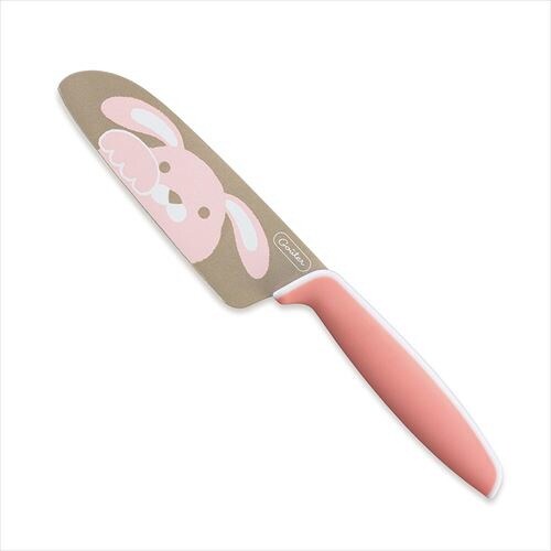 グーテ 子供用包丁(両刃) ピンク(うさぎ)