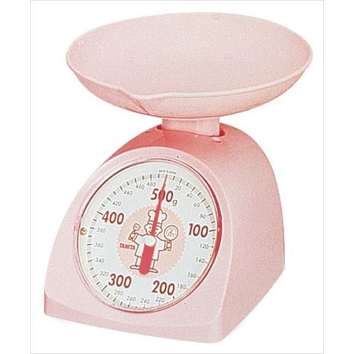 ベーキングスケール「コックさん」上皿式  ピンク