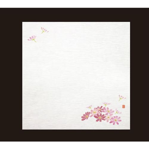 耐油しぼり懐敷 4寸(100枚入)コスモス