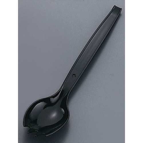 使い捨てフォークスプーン(500本入)黒袋入