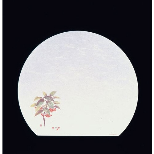 遠赤抗菌和紙 尺3半月まっと(100枚)万両