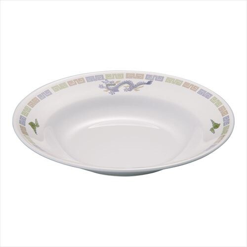 メラミン「雷門竜」M−40−R スープ皿