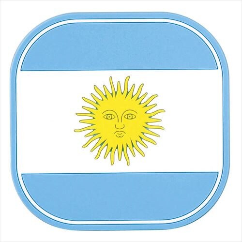 フラッグコースター(6入)59218 アルゼンチン