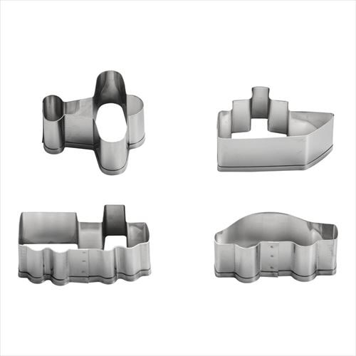 クッキー抜き型セット乗り物セット(4ヶ入)