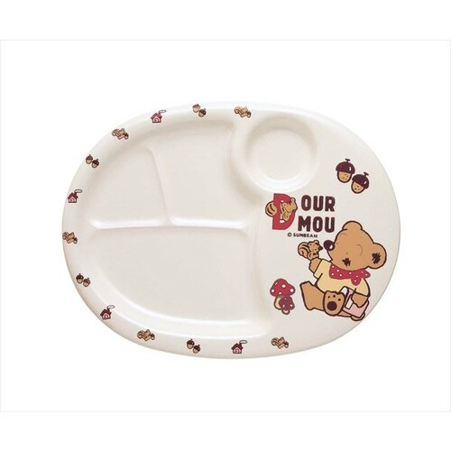 お子様食器「デュールムー」ランチ皿(大)