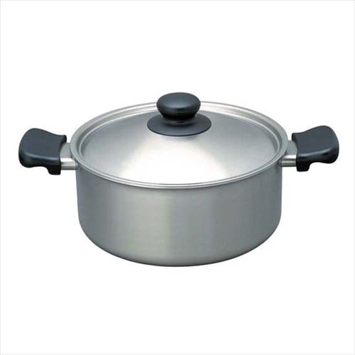 柳宗理IH両手鍋浅型(つや消し)22cm