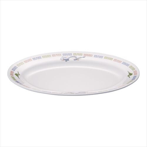 メラミン「雷門竜」M−24−R 小判皿(大)