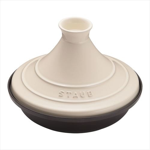 タジン鍋(セラミックドーム) 28cm 白