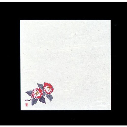 遠赤抗菌和紙 花ごよみ懐敷(200枚入)つばき