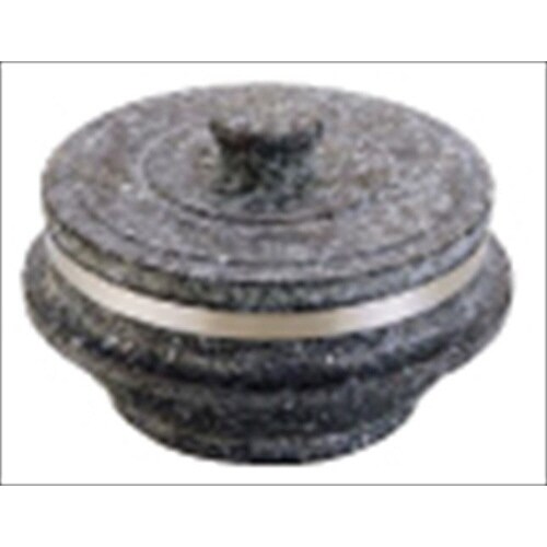 長水 石焼釜 補強付(フタ付き) 20cm