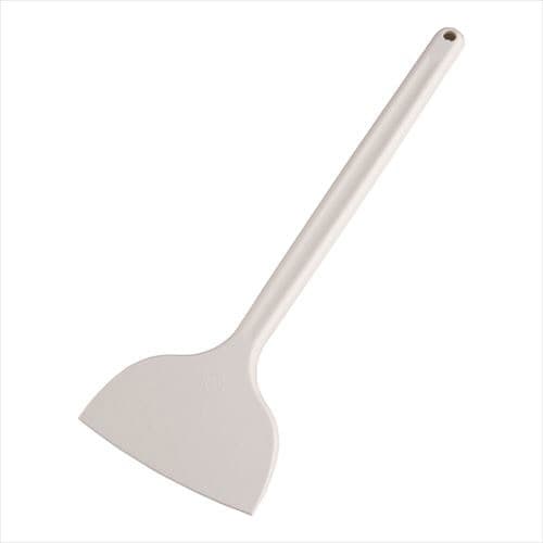 長柄シリコンクリーンヘラ大(大)白