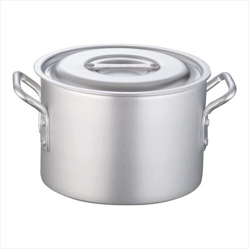 半寸胴鍋アルミニウム(アルマイト加工)21cm