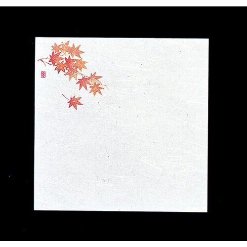 遠赤抗菌和紙 花ごよみ懐敷(200枚入)もみじ