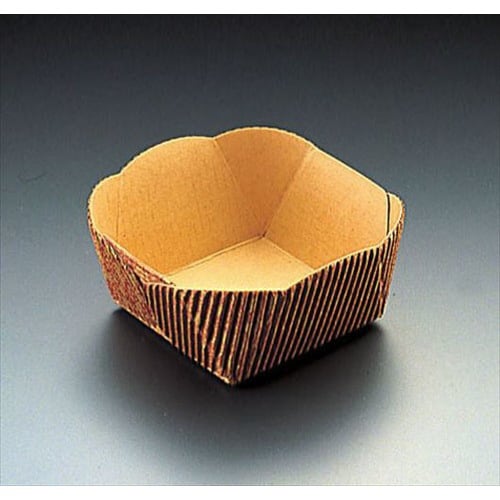 ベーキングトレーリーフ柄正方型(50枚入)