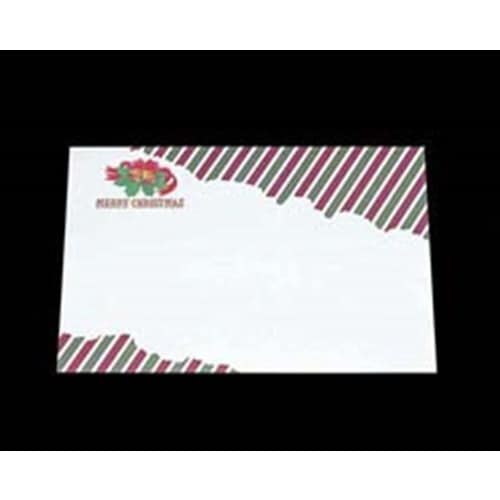 テーブルマット(100枚入)ストライプクリスマス