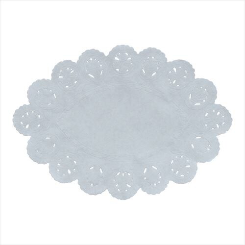 ドイリー 小判型レースペーパー(100入) 10号