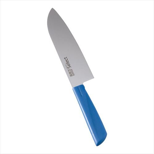 セレクト三徳包丁(両刃)16.5cmブルー