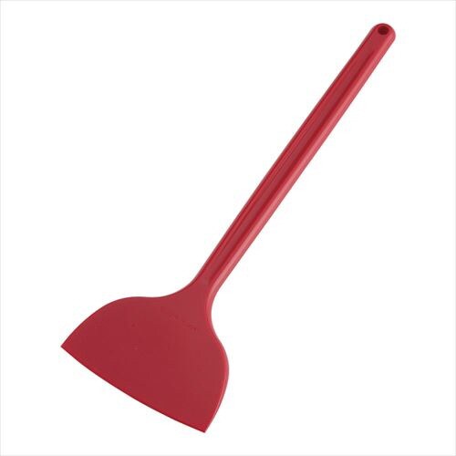 長柄シリコンクリーンヘラ大(大)赤