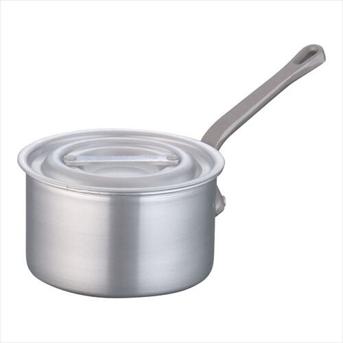 片手深型鍋アルミニウム(アルマイト加工)15cm