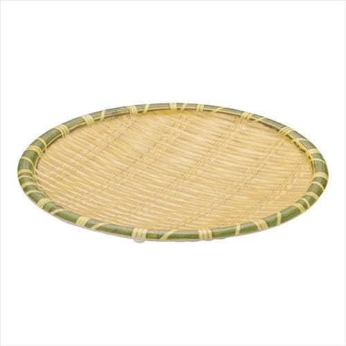 JB メラミン竹模様丸皿イエローS