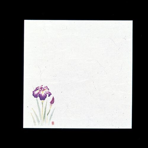 遠赤抗菌和紙 花ごよみ懐敷(200枚入)あやめ