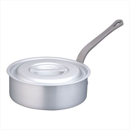 片手浅型鍋アルミニウム(アルマイト加工)24cm