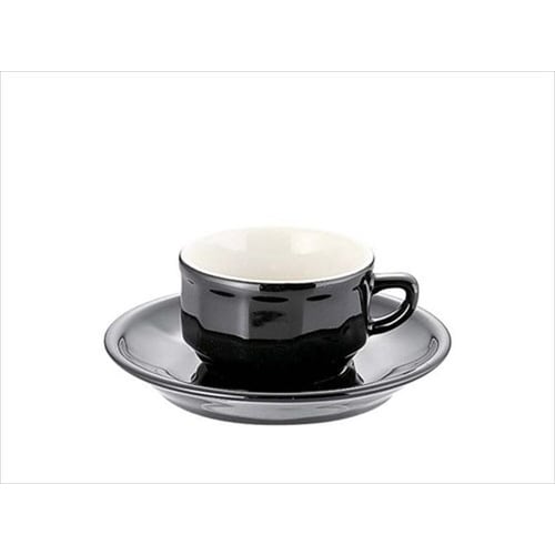 フローラモカカップ&ソーサー(6客入)ブラック