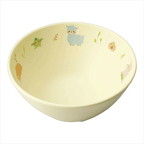 メラミン食器 アルパカーナ イエロー飯茶碗小