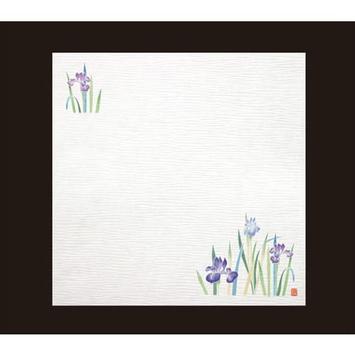 耐油しぼり懐敷 4寸(100枚入)あやめ