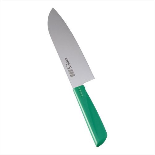 セレクト三徳包丁(両刃)16.5cmグリーン