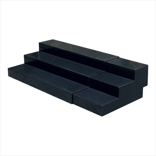 スライド式ひな段 3段 ブラック