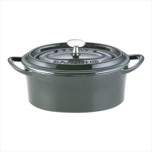 ココットオーバル17cmマジョリカグリーン