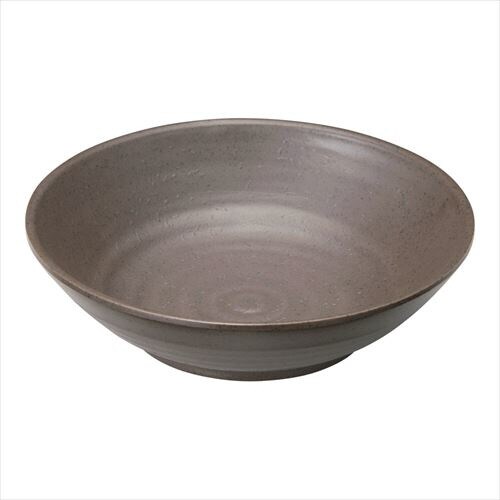 メラミンウェア 茶丸深皿 中 M11−567