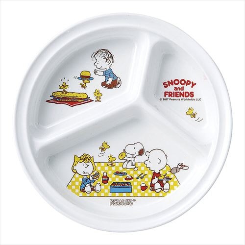 お子様食器「スヌーピー」丸ランチ皿