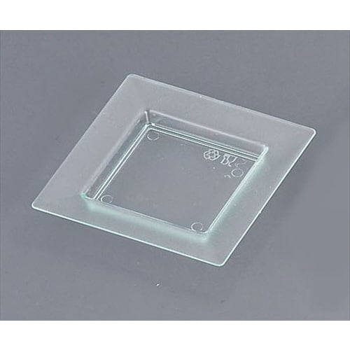 プレート75×75 (25枚入) クリアグリーン